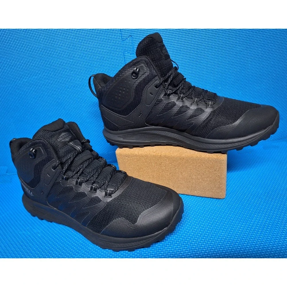 Merrell Nova 3 Mid Tactical Waterproof Black Boots Size 15 W Men's J005049W